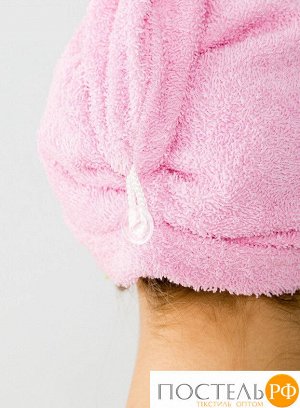 Набор для сауны Экономь и Я: полотенце- парео 68*150см + чалма, розовый, 100%хл, 320 г/м2