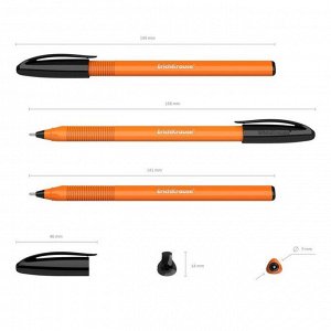 Ручка шариковая ErichKrause U-108 Orange Stick 1.0, Ultra Glide Technology, чернила черные