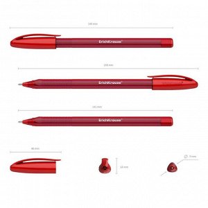 Ручка шариковая Erich Krause U-108 Original Stick 1.0, Ultra Glide Technology, чер/красные 4