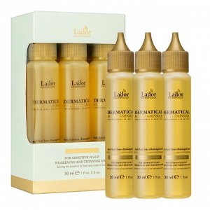 LADOR DERMATICAL ACTIVE AMPOULE 30ml Функциональный филлер-сыворотка против выпадения волос 30мл