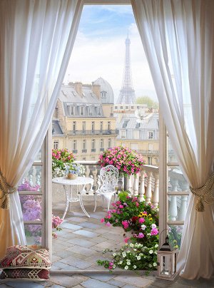 Фотообои Прекрасное Парижское утро