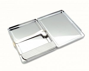 Сувенирный портсигар с зажигалкой на 10 сигарет с накладками из содалита