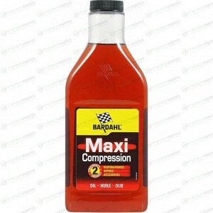 Присадка в моторное масло Bardahl Maxi Compression, комплексная, для бензиновых и дизельных двигателей, бутылка 475мл, арт. 1030B