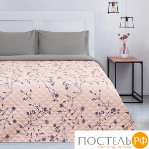 Покрывало Этель евро Flowers, 230х210 ±5 см, микрофибра