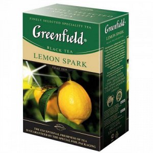 Чай Гринфилд Lemon Spark 100г 1/14, шт