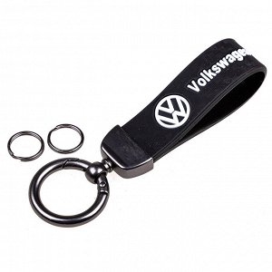 Брелок Брелок силикон/металлический SW с кольцом Volkswagen - Стильный, современный брелок для ключей, выполненный из прочного силикона с металлическим кольцом. Размеры образца: Общая длина-125 мм Шир