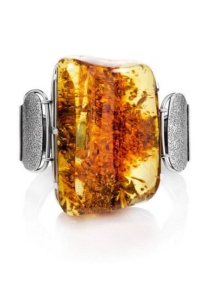 Уникальный браслет из натурального цельного янтаря