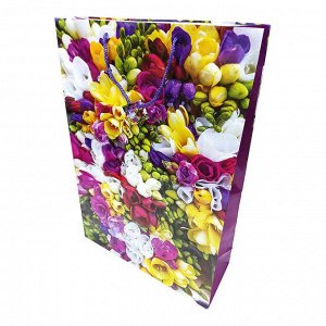 Пакет ламинированный "Цветы" размер 42*62*15см