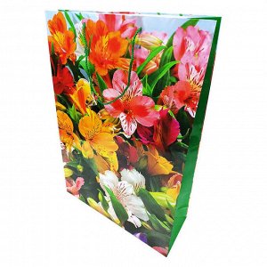Пакет ламинированный "Цветы" размер 42*62*15см