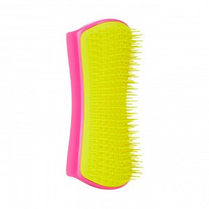 Расческа для животных (кошек и собак) Pet Teezer Detangling & Dog Grooming Brush Pink & Yellow