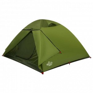 Палатка туристическая TRACKER 4, размер 260 х 240 х 130 см, 4-местная, двухслойная