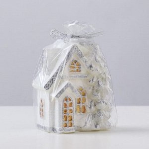 Свеча декоративная "Снежный домик", 9,5х8х5 см