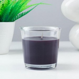 Ароматическая свеча в стакане СИНЛИГ, чёрный перец, 7,5 см, 25 ч, коричневый