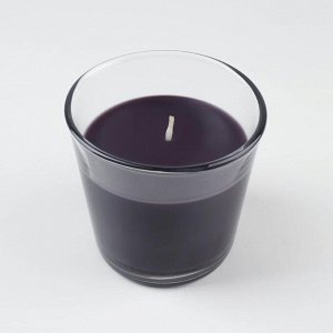 Ароматическая свеча в стакане СИНЛИГ, чёрный перец, 7,5 см, 25 ч, коричневый
