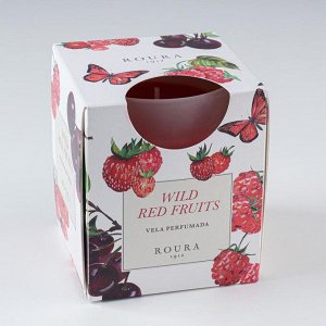 Свеча ароматическая в стакане ROURA "Ягоды и фрукты", 8,5х7 см