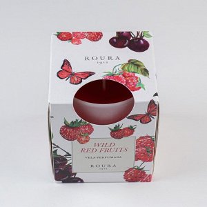 Свеча ароматическая в стакане ROURA "Ягоды и фрукты", 8,5х7 см