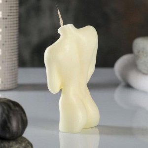 Фигурная свеча "Женское тело №2" молочная, 10см