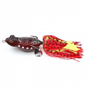 Лягушка-незацепляйка Namazu FROG с лапками, 65 мм, 16 г, цвет 04, крючок-двойник YR Hooks (BN) #2/0