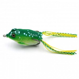 Лягушка-незацепляйка Namazu FROG, 45 мм, 6 г, цвет 12, крючок-двойник YR Hooks (BN) #1/0/400/200/