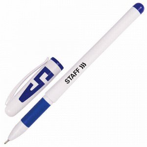 Ручки гелевые с грипом STAFF "Manager", НАБОР 4 ЦВЕТА, корпус белый, узел 0,5 мм, 142395