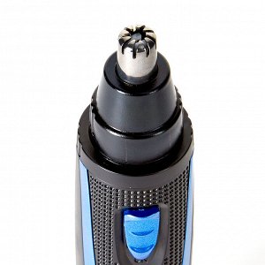 Триммер для носа, ушей и бровей  DL-4300 черный с синим