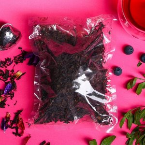 Чай чёрный в тубусе «Иногда чай лучше вина», вкус: черничные ночи,100 г
