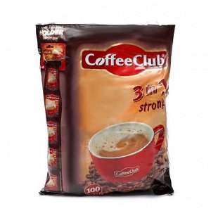 Кофе растворимый Coffee Club 3в1 strong 18 г