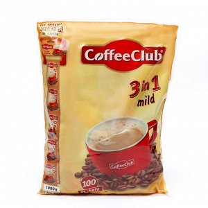 Кофе растворимый Coffee Club 3в1 mild 100* 18 г