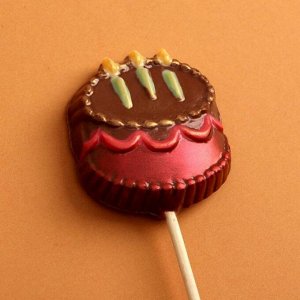 Фигурный шоколад на палочке «Тортик», 22 г