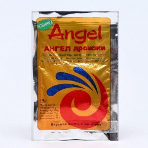 Дрожжи Angel инстантные хлебопекарные, малосладкие, 15 г