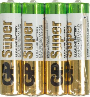 Батарейка алкалиновая (щелочная) ААА, 4шт