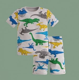 Детская пижама, принт "Динозавры"