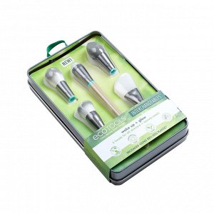 Набор аксессуаров и кистей для макияжа EcoTools Interchangeables Wake Up And Glow Brush Set