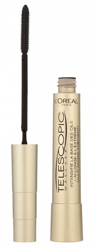 Тушь для ресниц  Loreal Paris "Телескопик", для удлинения и разделения, черная, 8 мл