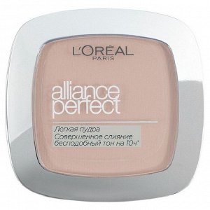 Loreal paris легкая пудра «alliance perfect совершенное слияние», выравнивающая и увлажняющая, N4 бежевый