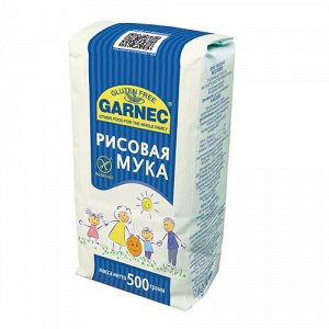 Garnec Мука рисовая, без глютена Гарнец, 500 г