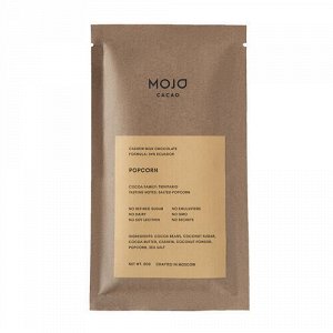 Шоколад кешью "Popcorn", с солёным попкорном, 54% какао Mojo Cacao