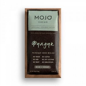 Шоколад горький "Фундук", 72% какао Mojo Cacao