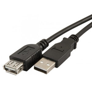 Шнур USB 2.0-USB 2.0 AmAf (1,8 м) шт.-гн. Defender USB02-06 87456