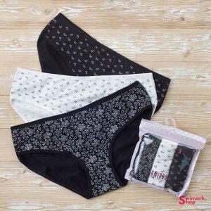Трусы женские DOMINANT 55000-424, FULL BRIEF, 3 шт. в уп., Color Mix
