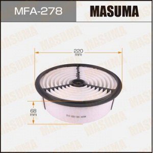 Воздушный фильтр A-155A MASUMA