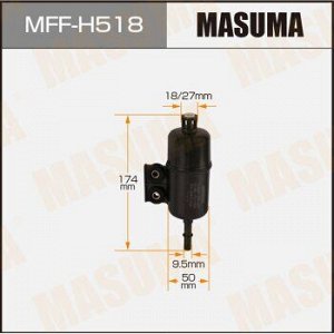 Фильтр топливный MASUMA высокого давления ACCORD, TORNEO/ 99- MFF-H518