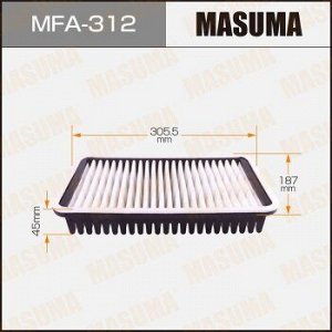 Воздушный фильтр A-189 MASUMA