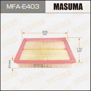 Воздушный фильтр MASUMA PEUGEOT/ 206/ V1100, V1600 98-