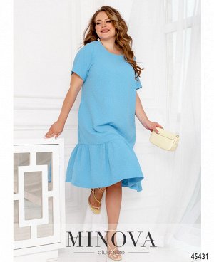Платье №2279-голубой