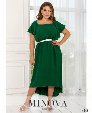 Платье №1034А-зеленый