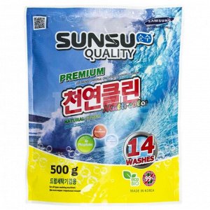 Sunsu Универсальный концентрированный порошок для стирки цветного белья 500 г/40