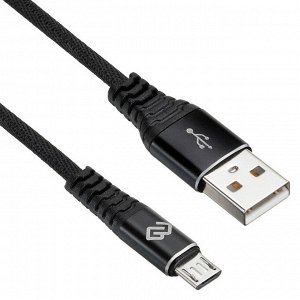 Шнур USB А-микро USB (1,2 м) шт.-шт. Digma 1080378 чер.