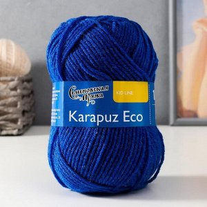 Пряжа Karapuz Eco (КарапузЭко) 90% акрил, 10% капрон 125м/50гр василек (180)