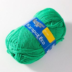 Пряжа Karapuz Eco (КарапузЭко) 90% акрил, 10% капрон 125м/50гр ярк.зел (47)